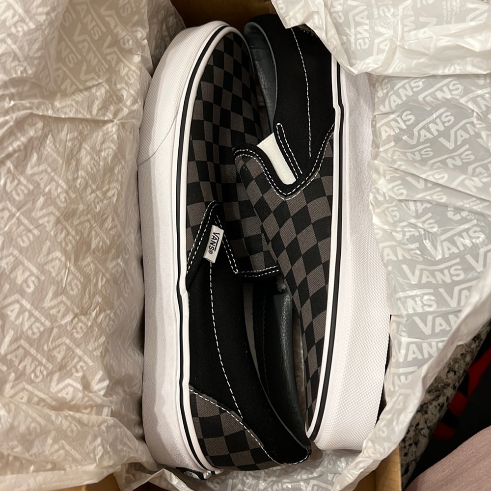 Vans Classic Slip-on black/pewter checkerboard